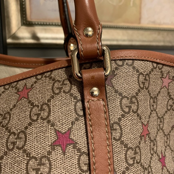 Authentic Gucci Joy supreme star tote - Picture 4 of 11